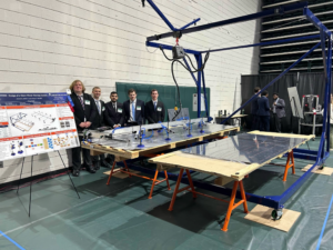 UNCC Engineering Students & Material Mover